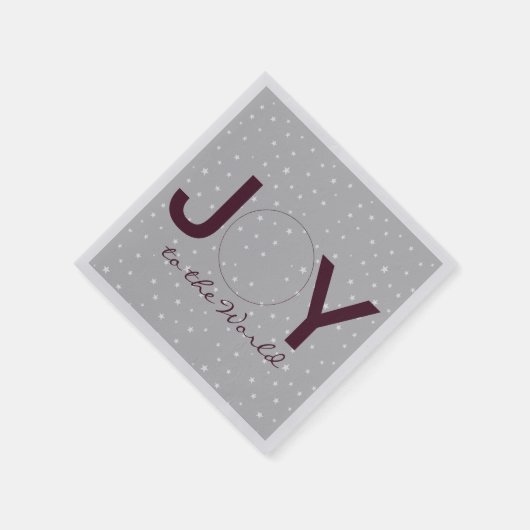 Die Freude an der Weltkrippe Serviette (Ecke)