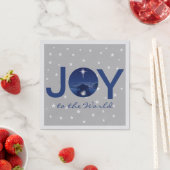 Die Freude an der Weltkrippe Serviette (Beispiel)