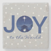 Die Freude an der Weltkrippe Steinuntersetzer (Vorderseite)