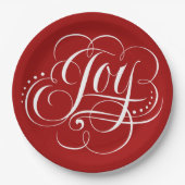 Die Freude an der weltreligiösen Weihnachtskalligr Pappteller (Vorderseite)