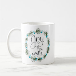 Die Freude an der World Blue Christmas Tasse