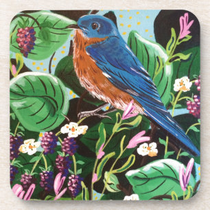 Die Freude an Jam Bluebird Getränkeuntersetzer