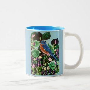 Die Freude an Jam Bluebird Zweifarbige Tasse