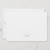 Die Freude an unserem Weihnachtsfest im Foto Gebur Einladung (Rückseite)