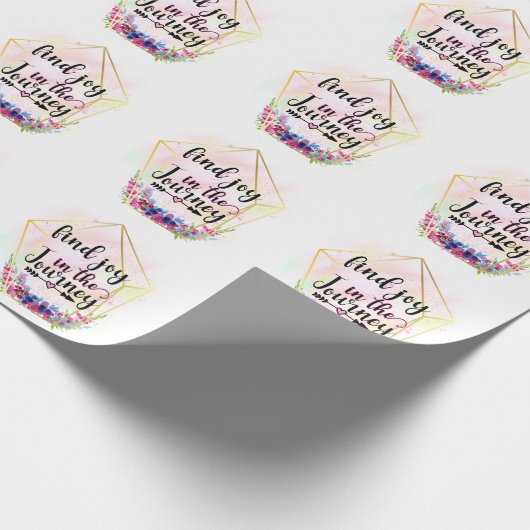 Die Freude auf der Reise Geschenkpapier (Ecke)