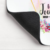 Die Freude auf der Reise Mousepad (Ecke)