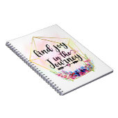 Die Freude auf der Reise Notizblock (Rechte Seite)