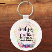 Die Freude auf der Reise Schlüsselanhänger (Rückseite)