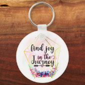 Die Freude auf der Reise Schlüsselanhänger (Vorderseite)