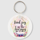 Die Freude auf der Reise Schlüsselanhänger (Rückseite)