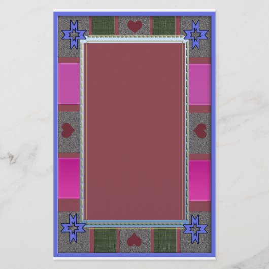 die Freude der quilters Briefpapier (Vorderseite)