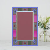 die Freude der quilters Briefpapier (Stehend Vorderseite)