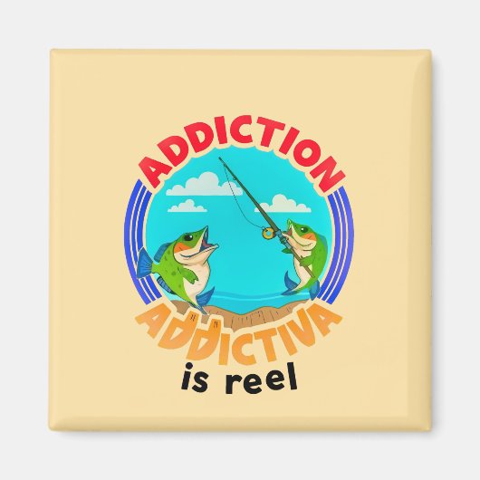 Die Freude der Sucht Magnet (Vorne)