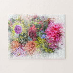 Die Freude des Dahlie-Manie-Gärtners Puzzle