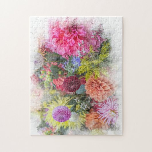 Die Freude des Dahlie-Manie-Gärtners Puzzle (Vertikal)