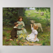 Die Freude des Frühlings | Arthur John Elsley Poster (Vorne)