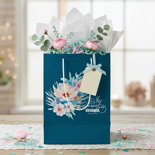 Die Freude des Herrn blühend Mittlere Geschenktüte