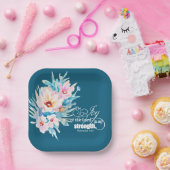 Die Freude des Herrn blühend Pappteller (Party)