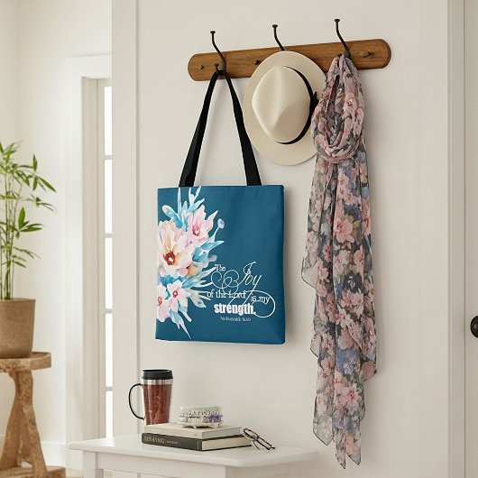 Die Freude des Herrn blühend Tasche