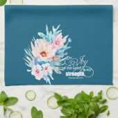 Die Freude des Herrn floral Geschirrtuch (Gefaltet)