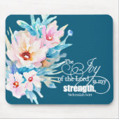 Die Freude des Herrn floral Mousepad (Vorne)
