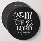 Die Freude des Herrn ist deine Stärke Button (Vorne & Hinten)