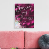 Die Freude des Herrn ist deine Stärke KJV Verse Leinwanddruck (Insitu (Wohnzimmer))