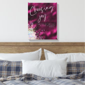 Die Freude des Herrn ist deine Stärke KJV Verse Leinwanddruck (Insitu (Schlafzimmer))