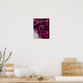 Die Freude des Herrn ist deine Stärke KJV Verse Poster (Küche)