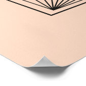 Die Freude des Herrn ist Ihre Stärke ArtDeco Poster (Ecke)