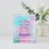 Die Freude des Herrn ist meine Stärke Personalisie (Stehend Vorderseite)