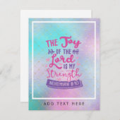 Die Freude des Herrn ist meine Stärke Personalisie (Vorne/Hinten)