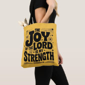 Die Freude des Herrn ist meine Stärke Tasche (Von Nahem)