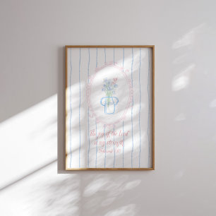Die Freude des Herrn ist meine Stärke Wall Art Poster