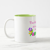 Die Freude des Herrn ist meine Stärke Zweifarbige Tasse (Links)