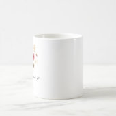 Die Freude des Herrn minimalistischen Blumen Kaffeetasse (Mittel)