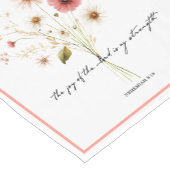 Die Freude des Herrn minimalistischen Blumen Kurzer Tischläufer (Ecke)