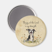 Die Freude des Herrn zu ermutigen ist meine Stärke Magnet (Vorderseite/Rückseite)