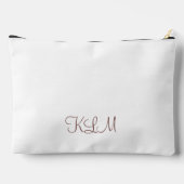 Die Freude des Lords minimalistisch blumigen Monog Zubehörtasche (Rückseite)