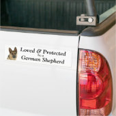 Die Freude des Schäferhund-Liebhabers Autoaufkleber (Auf Lkw)