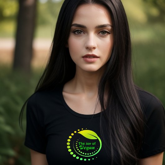 Die Freude des T - Shirt Veganer Frauen