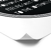 Die Freude, die die Römer kommen, um 8.18 Uhr Poster (Ecke)