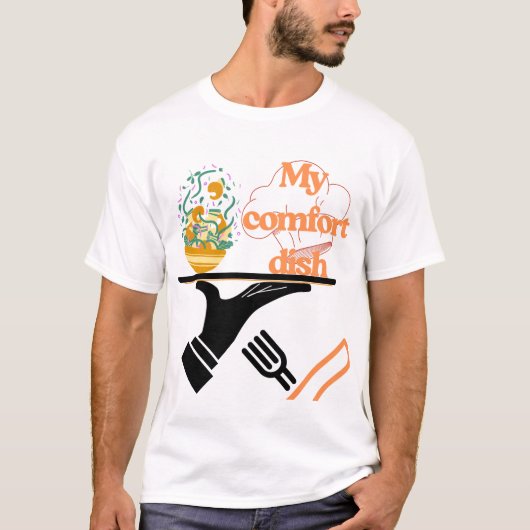 Die Freude eines Feinschmeckers T-Shirt (Vorderseite)