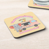 Die Freude im Jumbo, eine Blase zur Zeit Getränkeuntersetzer (Linke Seite)