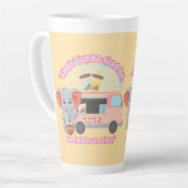 Die Freude im Jumbo, eine Blase zur Zeit Milchtasse (Linke Ecke)