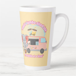 Die Freude im Jumbo, eine Blase zur Zeit Milchtasse