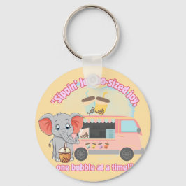 Die Freude im Jumbo, eine Blase zur Zeit Schlüsselanhänger