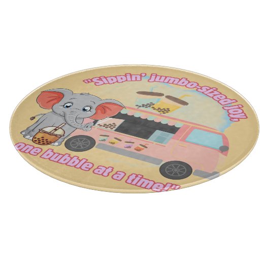 Die Freude im Jumbo, eine Blase zur Zeit Schneidebrett (Ecke)