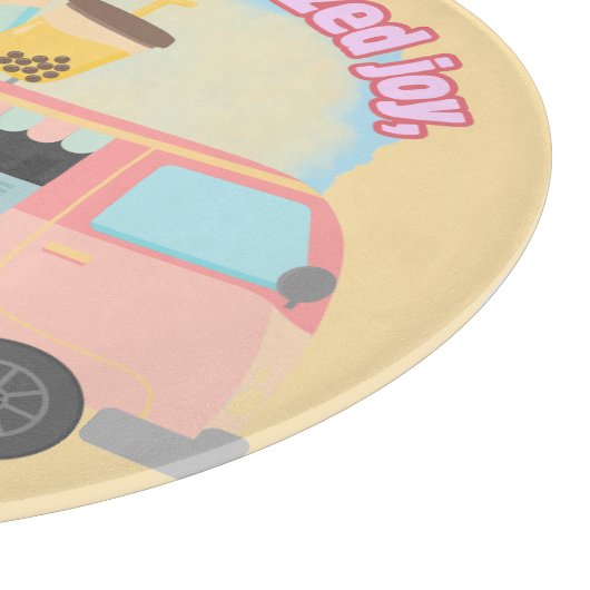 Die Freude im Jumbo, eine Blase zur Zeit Schneidebrett (Ecke)