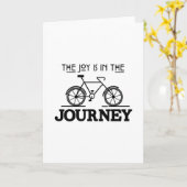 DIE FREUDE IST AUF DER REISE KARTE (Gelbe Blume)